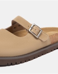 EVERAU - Australian Shepherd Ugg Brikon Cow Suede Upper Loafer Oxfords Flats