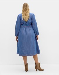 City Chic - Emelia Denim Midi Dress