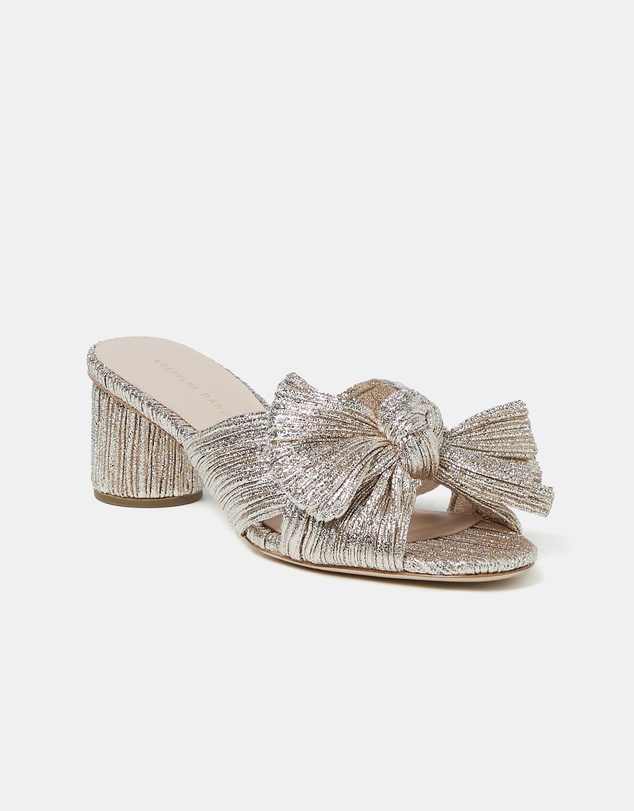 Loeffler Randall - Emilia Pleated Knot Mules