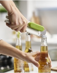 Joseph Joseph - Pivot™ 3-in-1 Can Opener (White/Green)