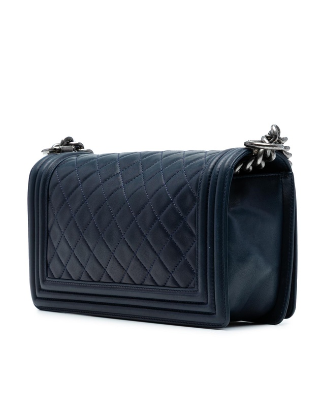 Pre-Loved by Azura Reborn - Pre-Loved Old Medium Quilted Lambskin Boy Flap