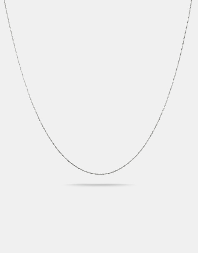 THOMAS SABO - Silver-Plated Box Chain Necklace 1mm