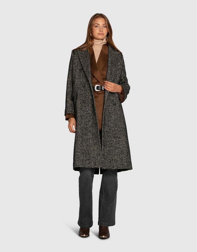 Belle & Bloom - Wherever I Go Tweed Coat
