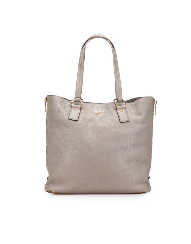 Pre-Loved by Azura Reborn - Pre-Loved Vitello Daino Side Zip Shopper Tote