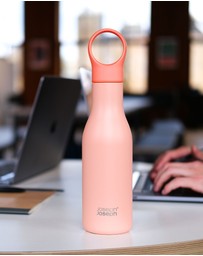 Joseph Joseph - Loop™ Vacuum Insulated Water Bottle 500 mL (17 fl. oz) (Coral)