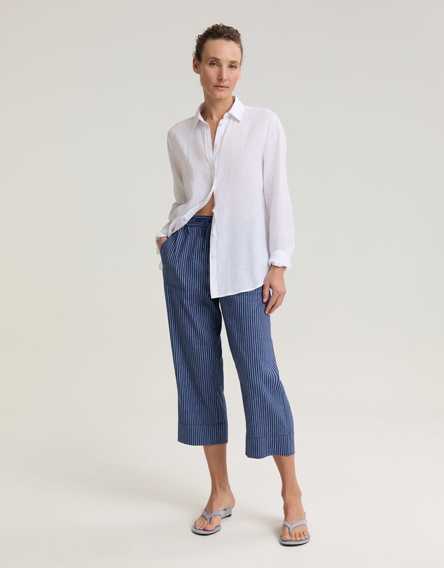 Sportscraft - Rosa Crop Linen Pant