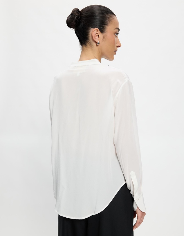 Lindsay Nicholas New York - Tuxedo Blouse