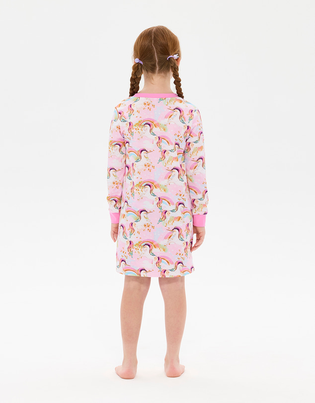 Rock Your Kid - Unicorn Pony Colour Pop Long Sleeve Lily Nightie