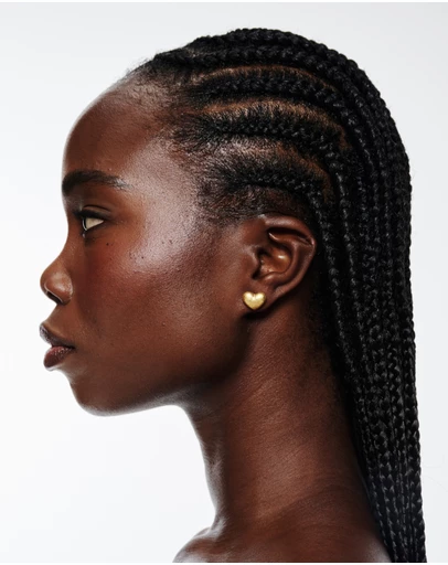 Sunday Stephens - Frosted Heart Earring