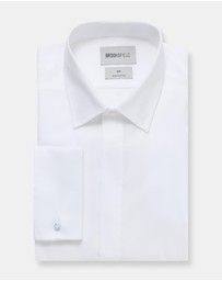 Brooksfield - Concealed Placket Tuxedo Shirt