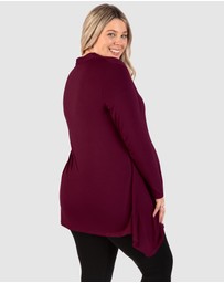 B Free Intimate Apparel - Maternity Bamboo V Neck Tunic Top
