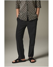 NEXT - Linen Cotton Chino Trousers Regular Fit