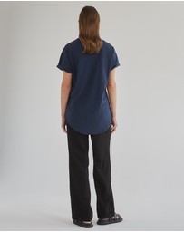 DRICOPER DENIM - Slouchy Navy Blue Tee