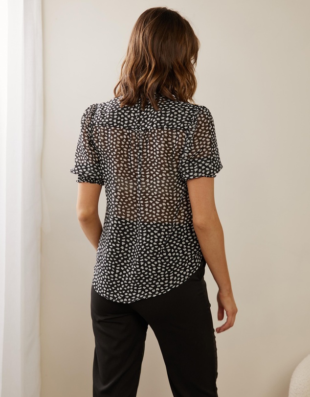 Atmos&Here - Brodie Puff Sleeve Blouse