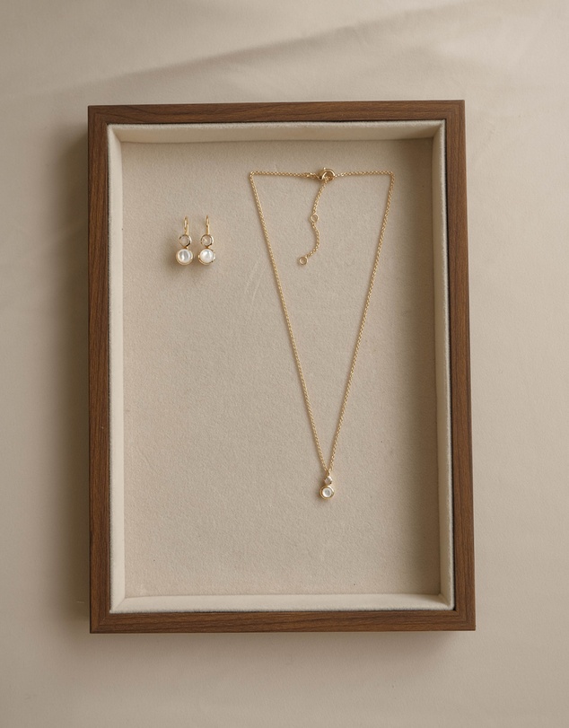 Bianc - Posy Necklace Mother of Pearl