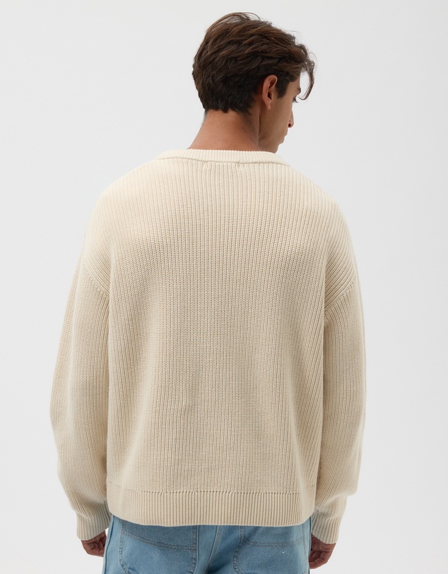 AERE - Organic Cotton Fisherman Rib Jumper
