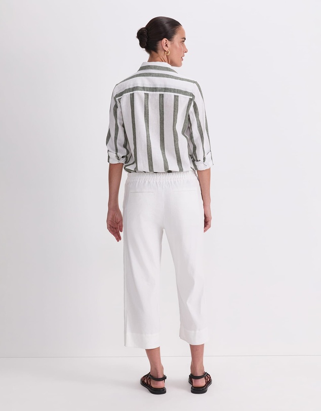 Sportscraft - Rosa Crop Linen Pant