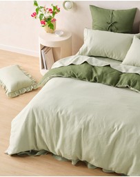 Linen House - Nimes Duet Pure Linen Quilt Cover Set