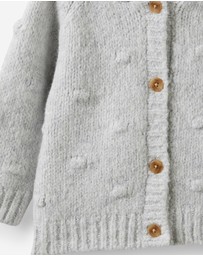 Cotton On Kids - Organic Knit Hooded Cardigan