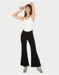Rolla's - Eastcoast Flare Jean - Velvet Black