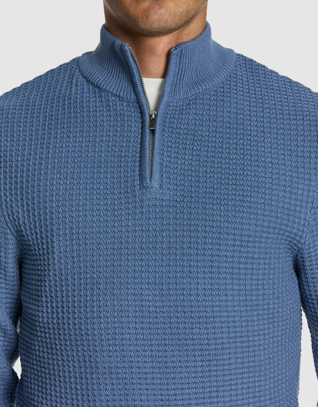 yd. - Martin 1/4 Zip Knit Jumper