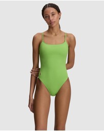 Polo Ralph Lauren - Kennedy Spaghetti Strap One-Piece Swimsuit
