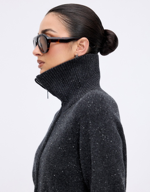 Minima Esenciales - Niles Merino Wool Zip Cardigan