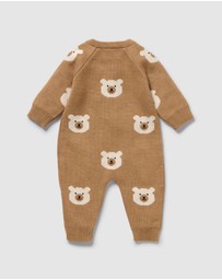 Wilson & Frenchy - Organic Knitted Jacquard Growsuit - Babies