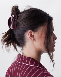 Bras N Things - Round Clip With Logo - Berry
