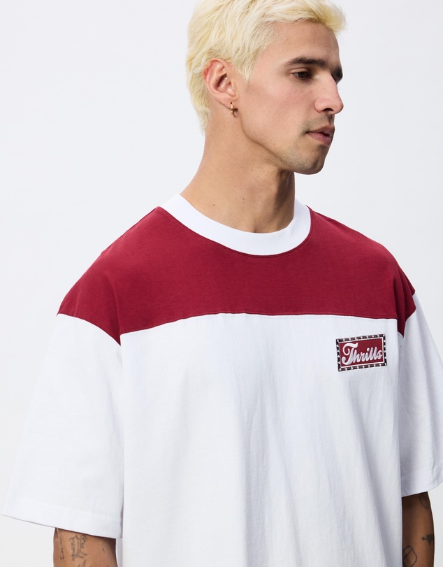 Thrills - Make Em Tough Oversize Box Crop Panel Tee