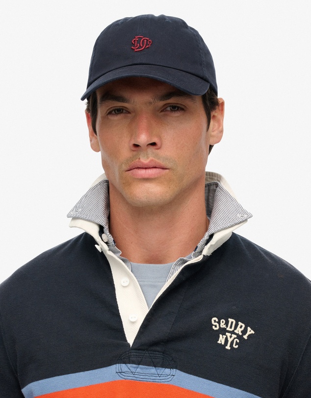 Superdry - Monogram Embroidered Baseball Cap