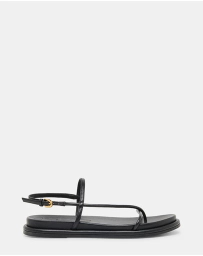 Dolce Vita - Dom black strappy leather sandal