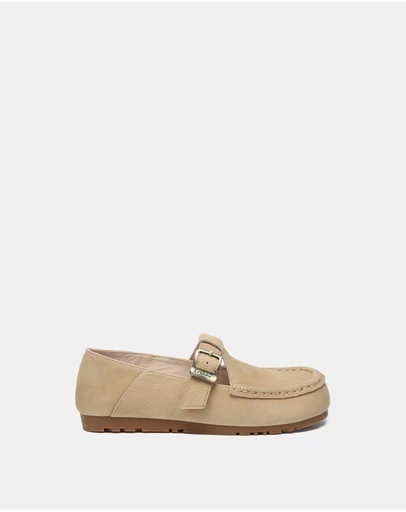 EVERAU - EverAU Ugg Maria Cow Suede Upper Loafer Oxfords Flats