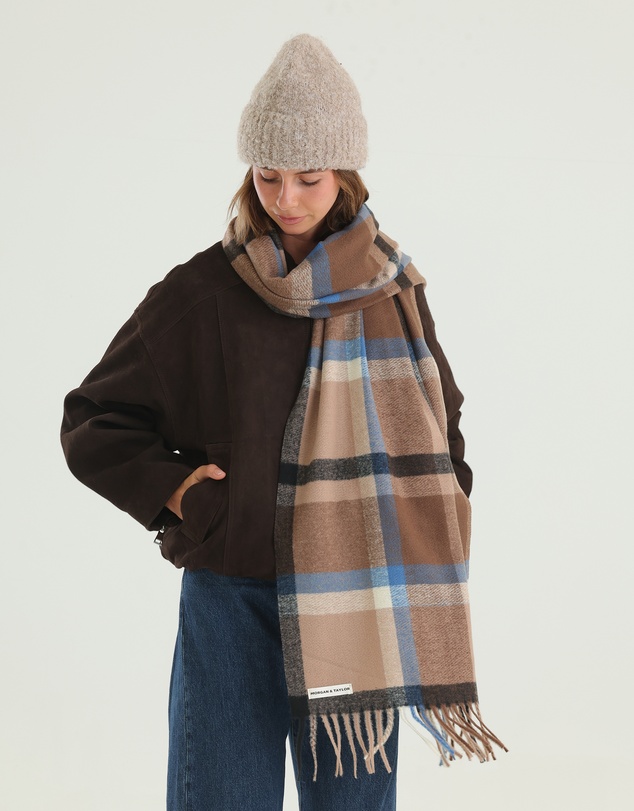 Morgan & Taylor - Freya Boucle Beanie in Beige