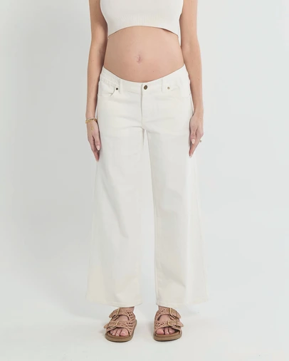 Soon Maternity - Heaven Straight Jeans (Cropped)