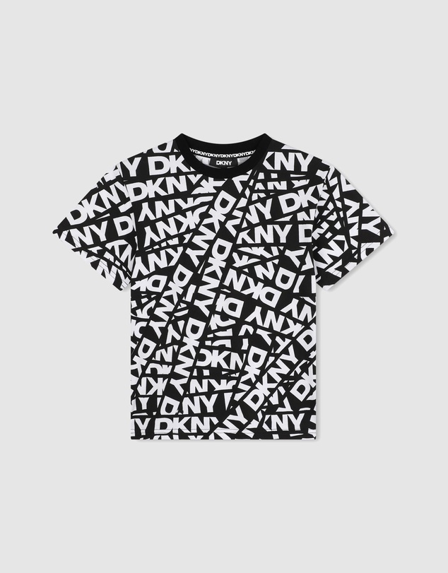 DKNY - Logo Short Sleeve T-Shirt - Kids-Teens