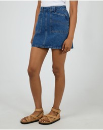 All About Eve - Becca Skirt Heritage Blue