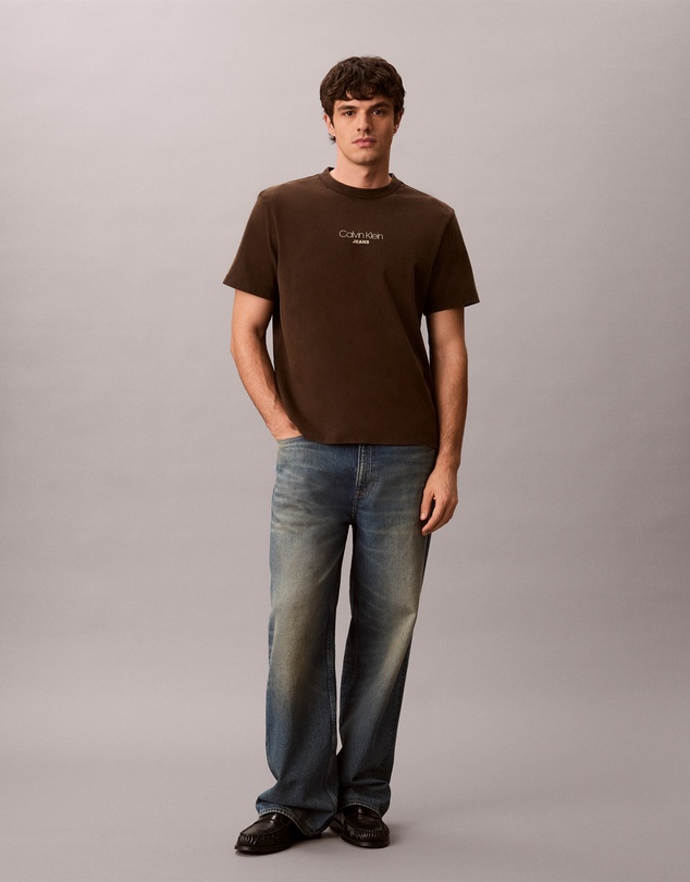 Calvin Klein Jeans - Acid Wash Logo Graphic T-Shirt