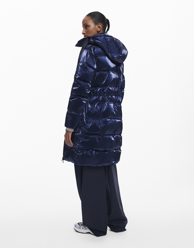 Desigual - Long Iridescent Padded Coat