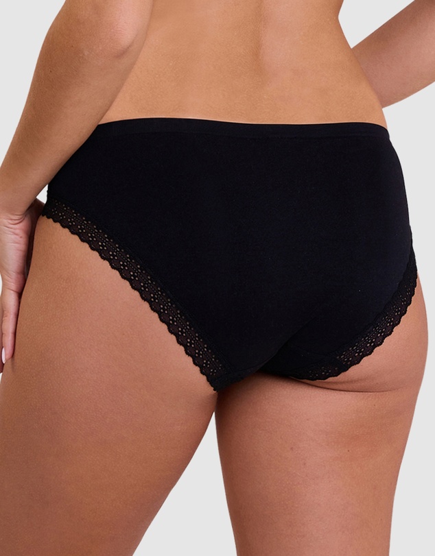 Billet Doux - Zen Dentelle Lace Trim Bikini Brief