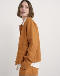 Seasalt - Seasalt Cornwall Yellow Arame Linen Jacket