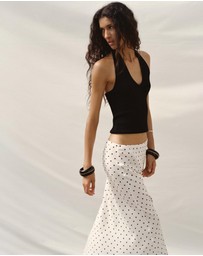 M.N.G - Long Polka Dot Skirt