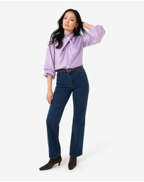 Forcast - Bellini Twist Neck Blouse