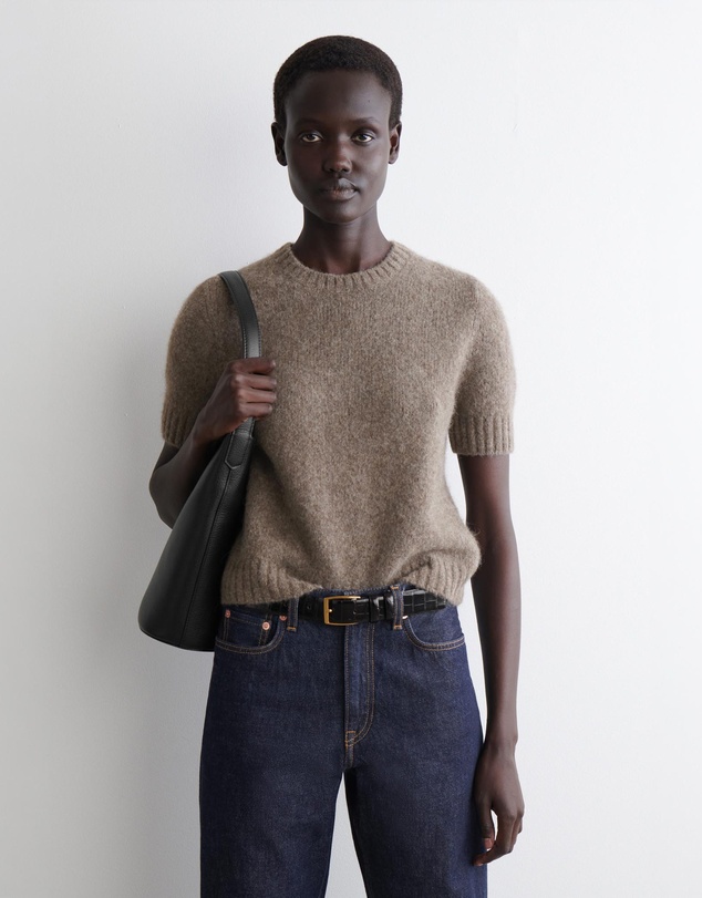 COS - Knitted Alpaca-Blend T-Shirt