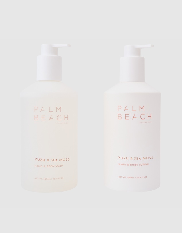 Palm Beach Collection - Yuzu & Sea Moss Hand & Body Wash + Lotion Set