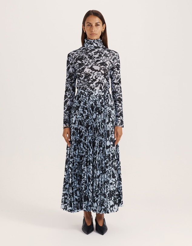 SABA - Truffle Pleated Midi Skirt