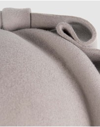Max Alexander - Felt Grey Pillbox Hat