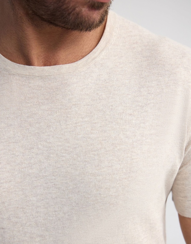 Oxford - Theodore Crew Neck Knitted T-Shirt