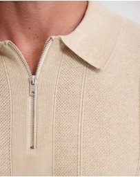 Oxford - Remy Zip Neck Polo