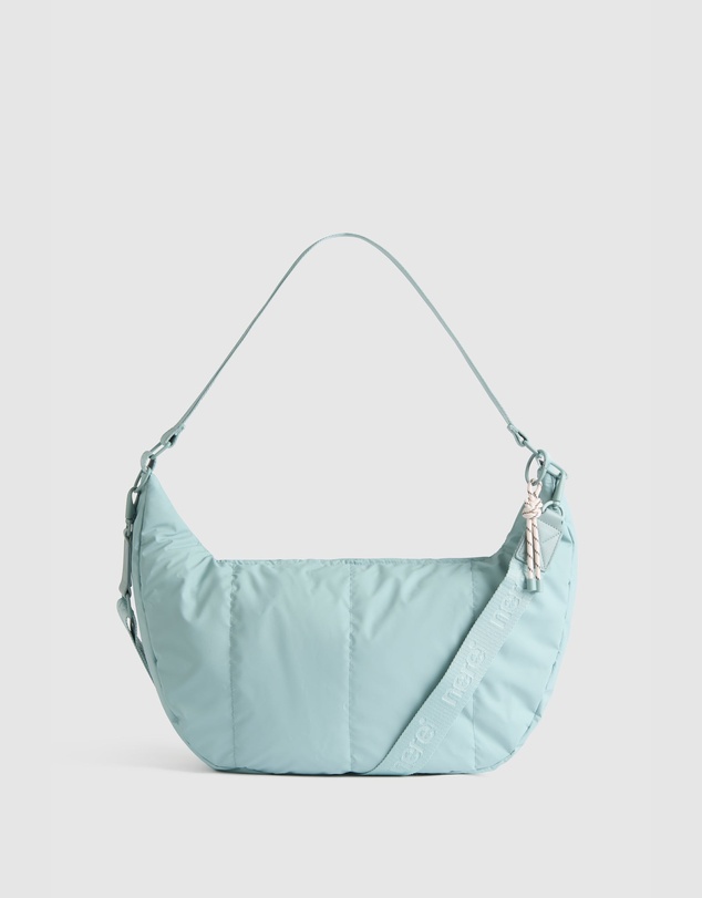 Nere - Coated Crescent Sling Bag